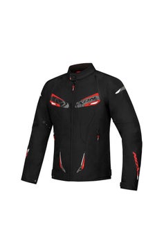 ixon IXON Caliber Ms Textile Jacket Black/White/Red 100101174-1027-L-ASP  - Image 2