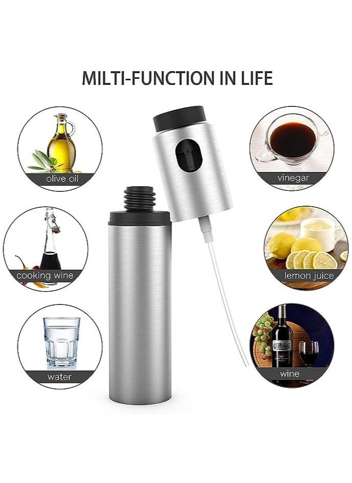 Spaceshoop Stainless Steel Pump Oil Sprayer Silver  - Image 3