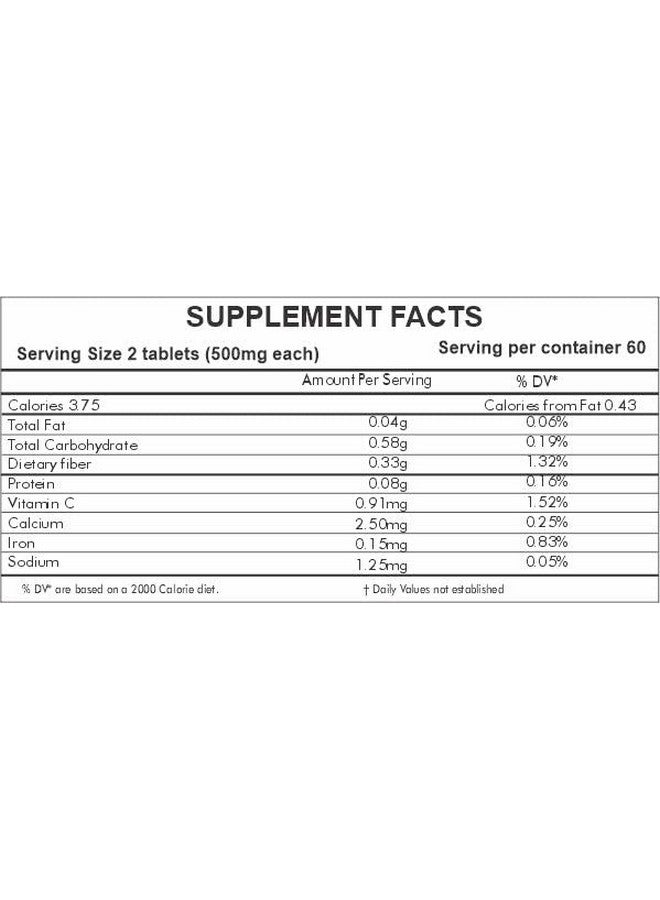 HERBAL HILLS أقراص عشب الشعير من هيربال هيلز 120 حبة صديقة للنباتيين سوبر فود - Image 4