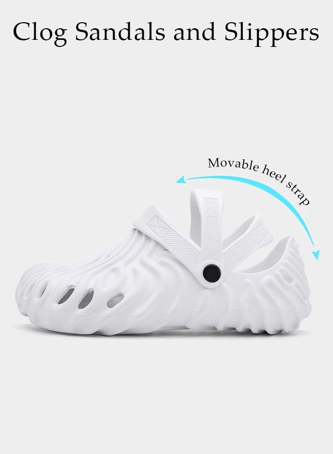 DUNISO Unisex-Adult Classic Clog Sandals for Men and Women Fashion Quick Drying Slide Sandal with Non-slip Soles Thick Sole Casual Water Shoe Beach Slipper Breathable Slip-on Sandal House Flat Slipper for Indoor & Outdoor - Image 2