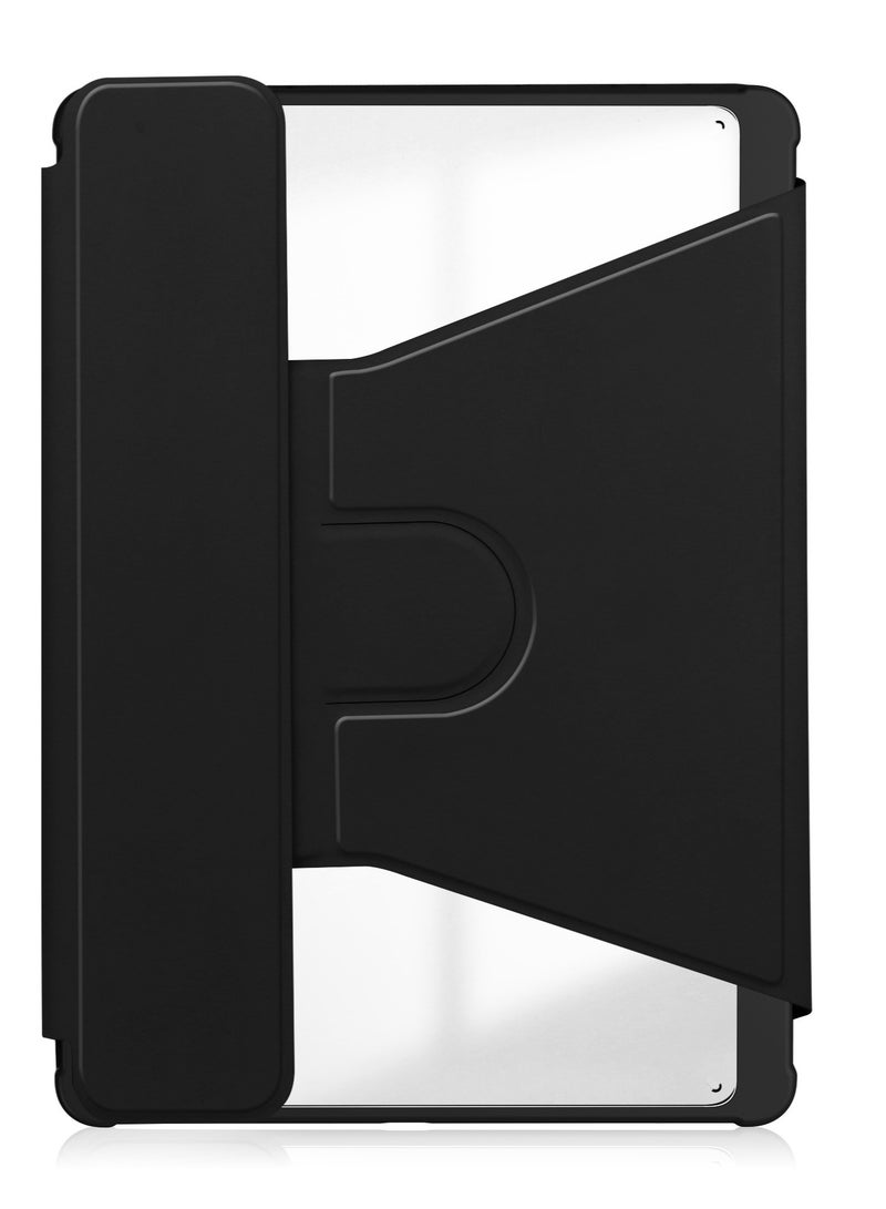 Carebao iPad Pro 11-Inch M4 (2024) Case - Acrylic Back and TPU Impact-Resistant Holster with 360° Swivel Support - Smart Ipad Case with Pencil Slot and Auto Wake/Sleep Support - Image 2