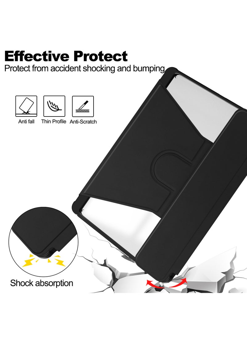 Carebao iPad Pro 11-Inch M4 (2024) Case - Acrylic Back and TPU Impact-Resistant Holster with 360° Swivel Support - Smart Ipad Case with Pencil Slot and Auto Wake/Sleep Support - Image 3