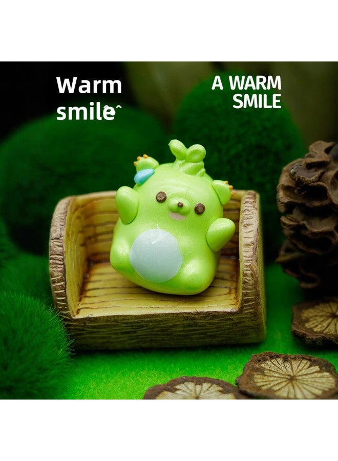 Budding Bear Mengmeng Grain Blind Box Cute Garden Basin Creative Desktop Small Ornaments Trendy Play Hand-made Birthday Gift Toys-Color:Single Blind Box (please Take 10 Pieces For The Whole Box)  - Image 5
