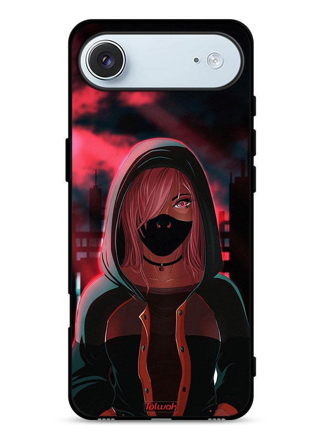 Tolwak Apple iPhone Air Protective Case Cover Girl Wear Mask Art - Image 1