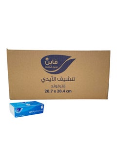 فاين ورق تنشيف الأيدي انترفولد مقاس الورقة 20.7*20.4سم 150منديل*24باكيت 