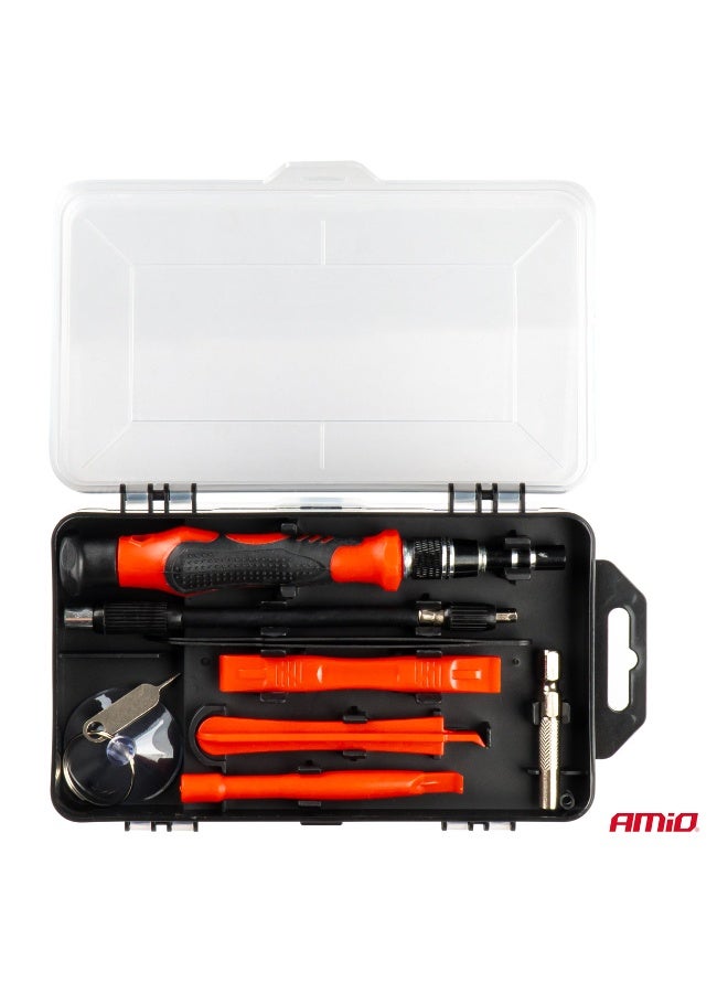 AMIO 115-in-1 Precision Screwdriver Set – Electronics Repair Toolkit with Bits, Case & Accessories - Image 4