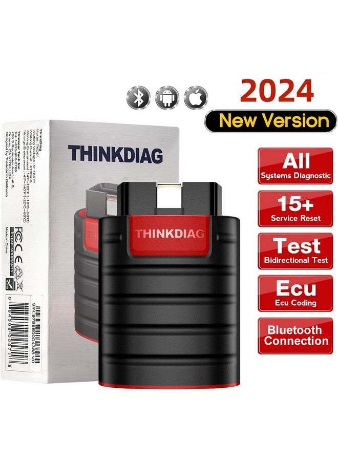 THINKCAR Thinkdiag OBD2 Scanner Bluetooth, All System Bidirectional scan Tool OE Level Diagnostic Tools with ECU Coding,15+ Service Functions All Software 1 Year Free fits for iPhone & Android - Image 2