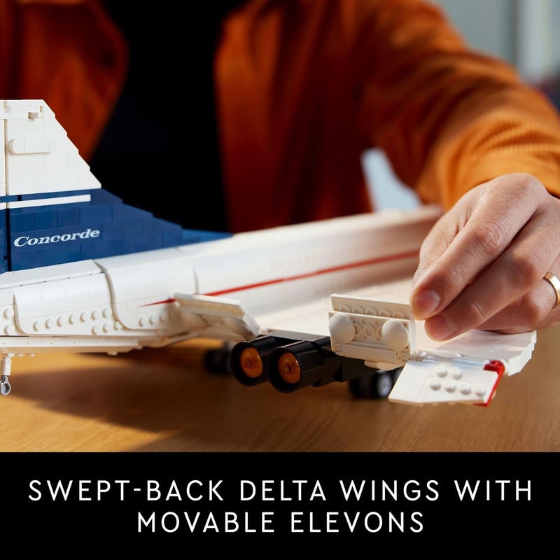 LEGO Icons Concorde 10318 Building Set for 18+ Gift - Image 3