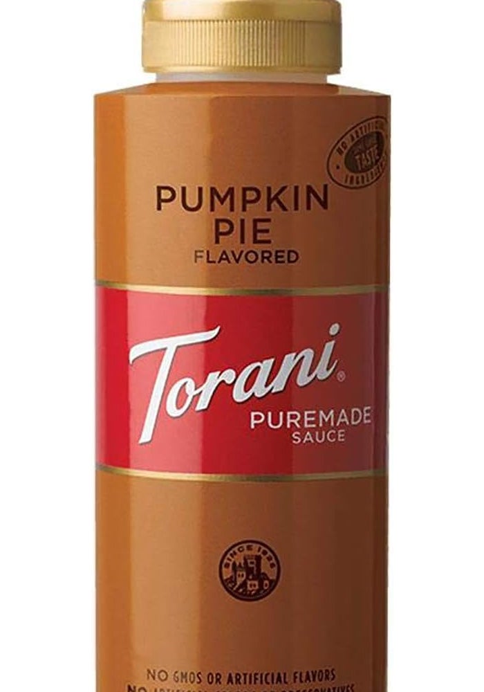 Torani Pumpkin Pie Sauce - 16.5 oz Squeeze Bottle - Image 1