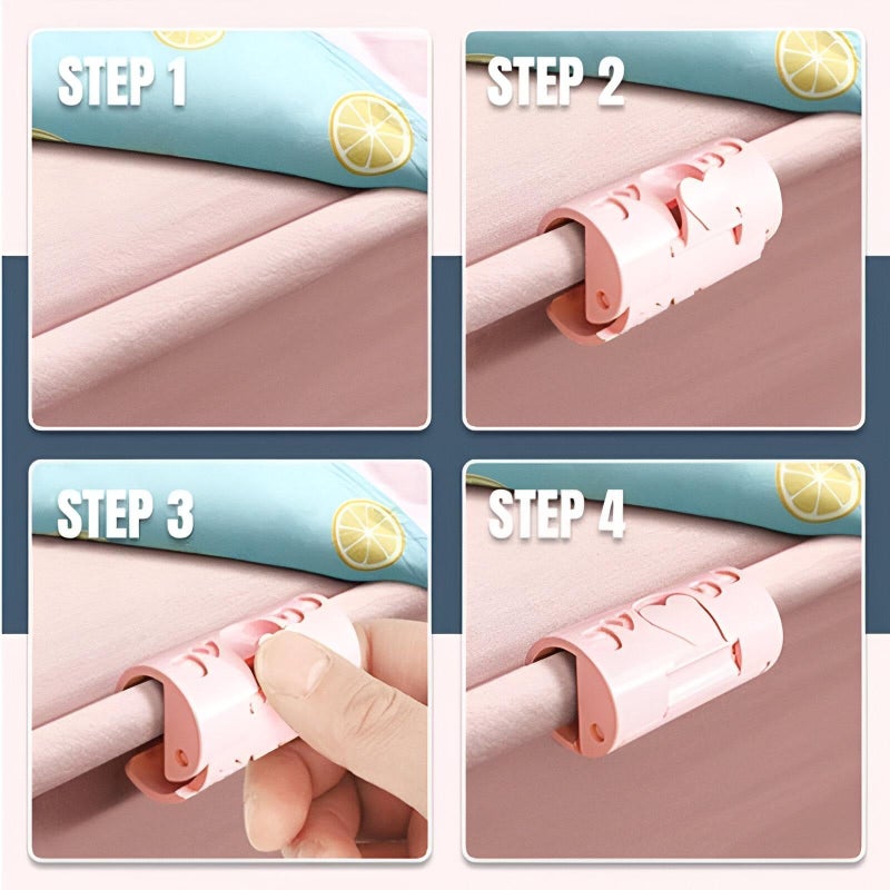 Bed Skirt Guard - Leading Clip Design to Hold Sheets Tightly, Compatible with Different Mattress Sizes, Perfect for Organizing Wires and Bags.(8) - Image 3