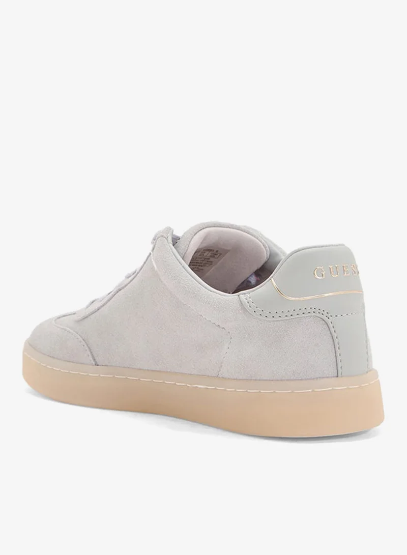 GUESS Logo Detailed Lace Up Low Top Sneakers