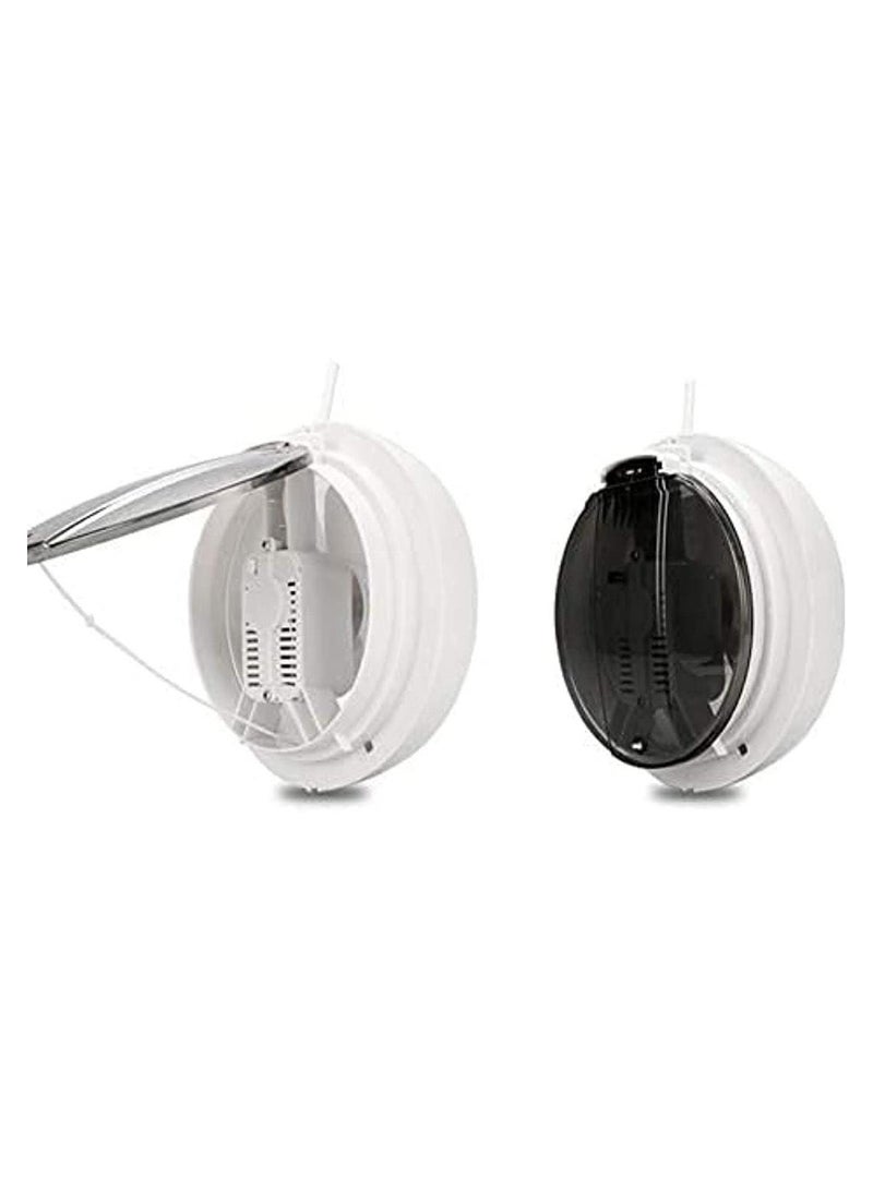Electric Round Exhaust Fan – 6 Inch, 15X15 High-Speed Ventilation Fan for Kitchen & Bathroom – White 110-240 - Image 2