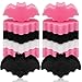 Tioncy 12 Pack Bat Kitchen Sponges Bulk Dual Sided Scrubber Sponges Dishwashing Non Scratch for Bat Kitchen Accessories Dish Scouring Black White Pink - Image 1