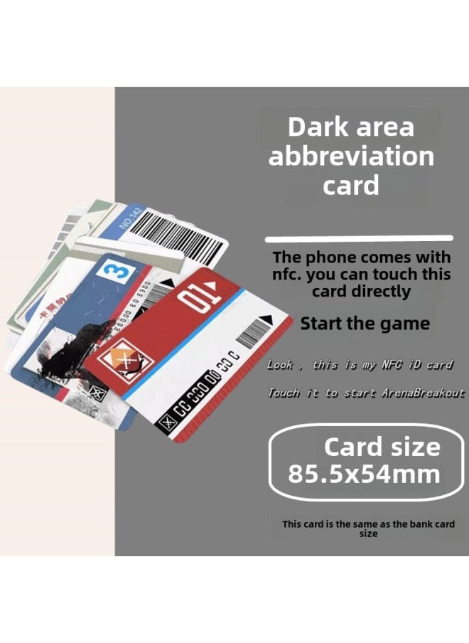 Generic - The Glory Of The King NFC Game Launch Card Animation Surrounding Naruto Dark Zone Breakout Call Of Duty Hand Tour Card-Color:Naruto-wave Feng Shui Gate And Naruto - Image 1