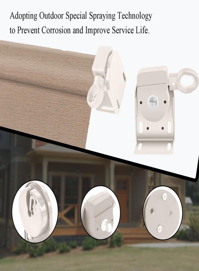 U/D UD Universal Replacement Mounting Bracket for IndoorOutdoor Roller Shade, Roller Blind Accessories (Beige Cordless Bracket) (QSZJ) - Image 3