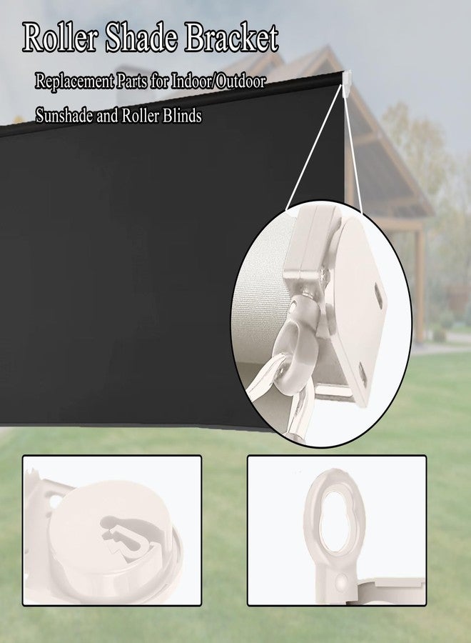 U/D UD Universal Replacement Mounting Bracket for IndoorOutdoor Roller Shade, Roller Blind Accessories (Beige Cordless Bracket) (QSZJ) - Image 4