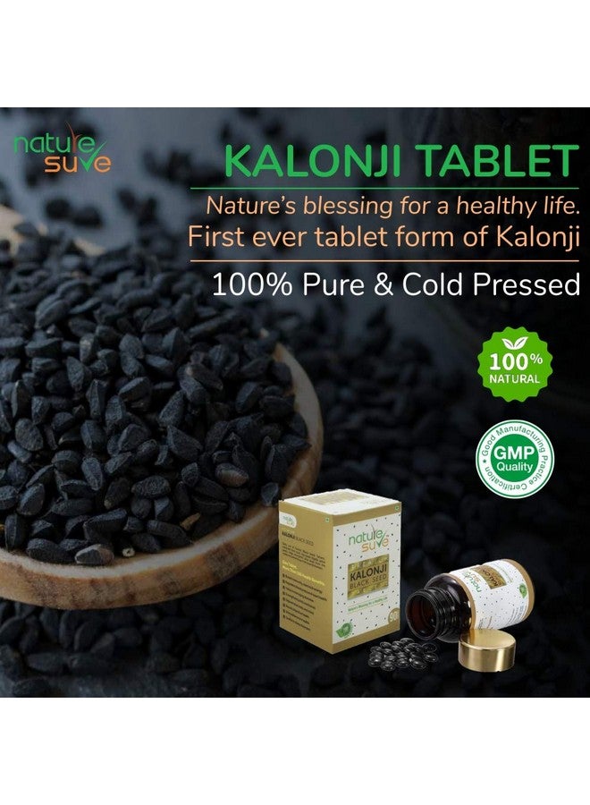 Nature Sure Kalonji Tablets for Men and Women (Extracted from Black Seed/ Nigella sativa) - 1 Pack (90 Tablets) - Image 2