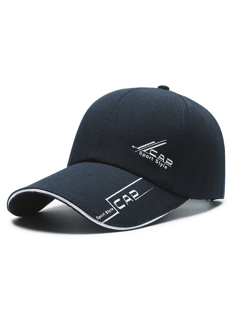Generic Unisex Baseball Cap Long Brim Sun Protection Red  - Image 3