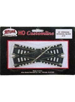 ATLAS Code 100 Nickel Silver 25 Degree Customline Crossing Ho Scale Atlas Trains  - Image 2