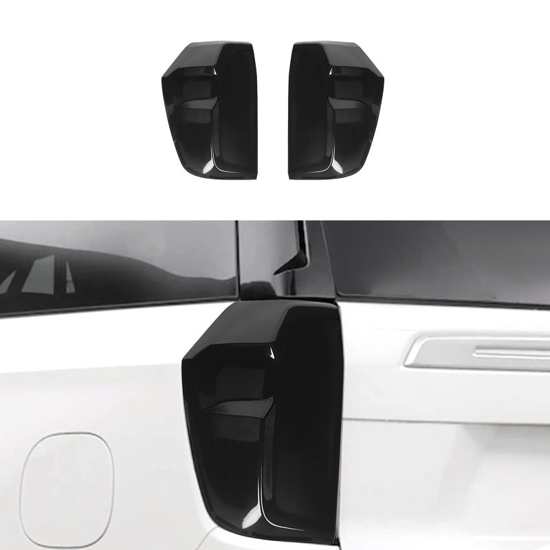 RAZPOY Smoked Tail Light Cover Trim Compatible with Chevy Suburban Tahoe Accessories 20202023 Smoked Black