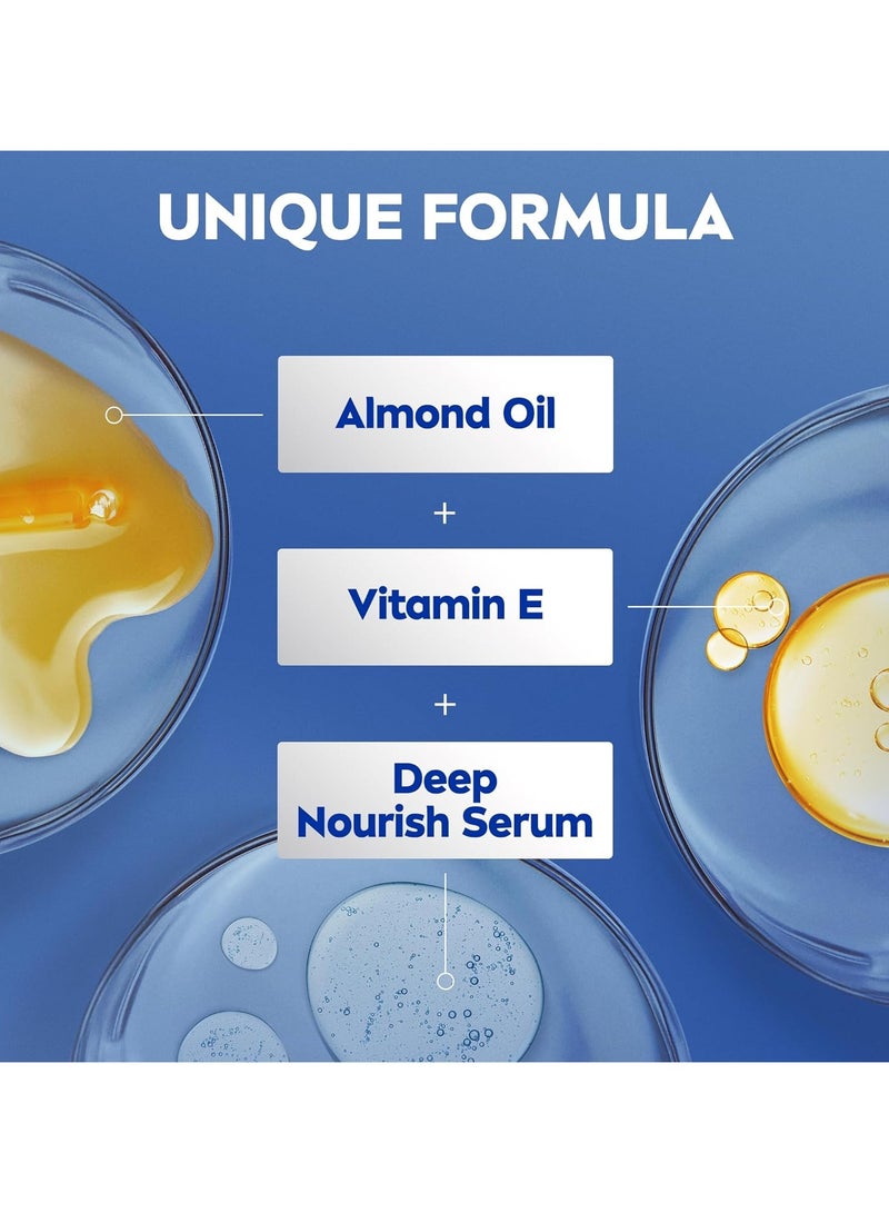 نيفيا عبوة من 2 لوشن للجسم للبشرة الجافة إلى الجافة جدًا، غني ومغذي، 5 في 1 عناية كاملة، ترطيب مكثف لمدة 48 ساعة، 2 × 400 مل - Image 5