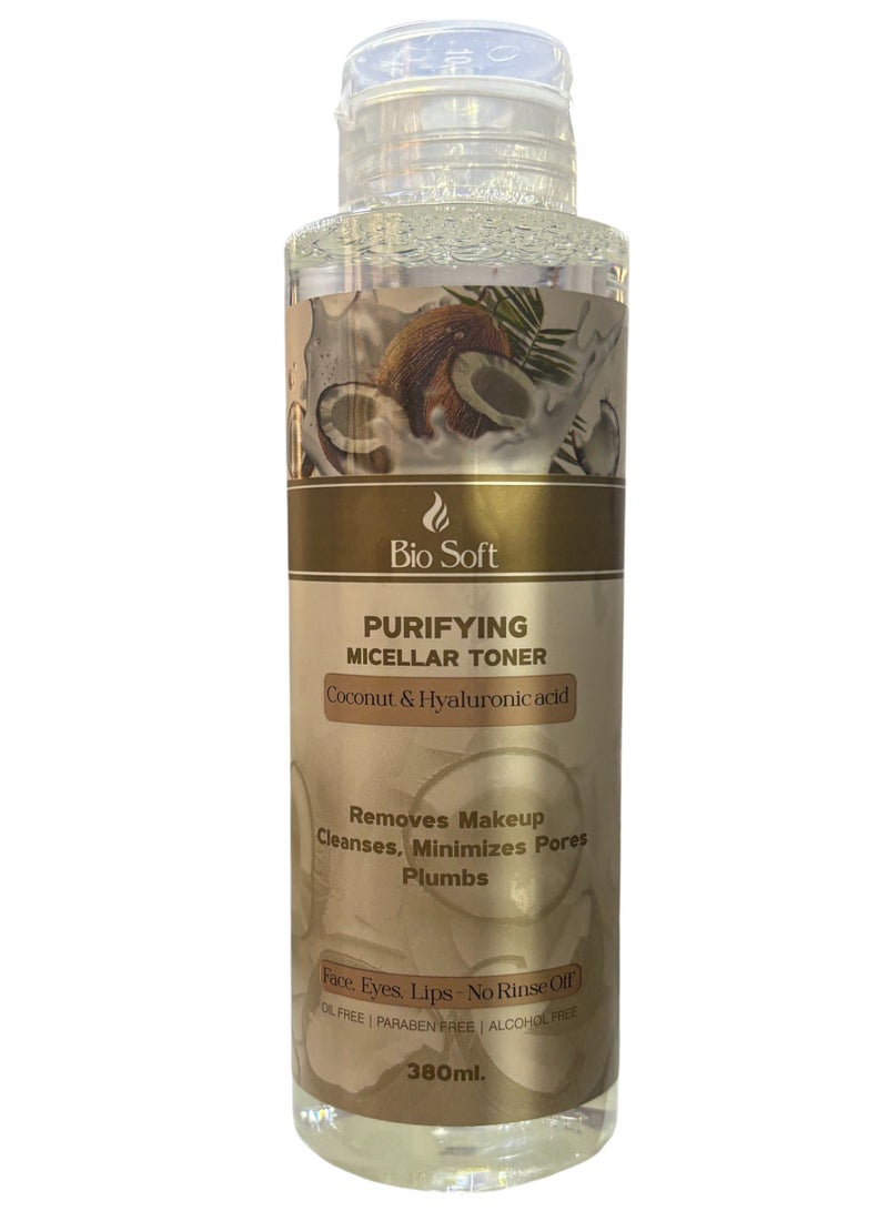 Purifying Micellar Toner Coconut & Hyaluronic Acid  380ML