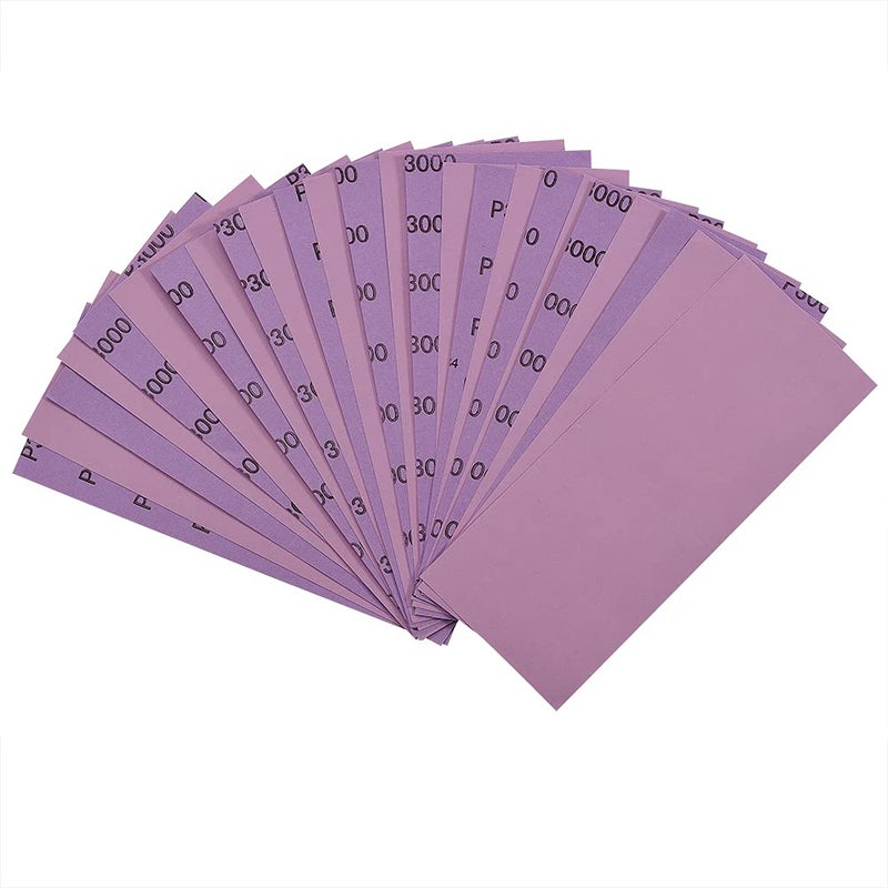 MAXMAN Sandpaper 120 to 3000 Grit,Wet Dry Sanding Sheets,High Performance Ceramic Abrasive Sand Paper for Wood Furniture Finishing,Metal Grinding,Automotive Polishing,9 x 3.6 Inch,60PCS - Image 1