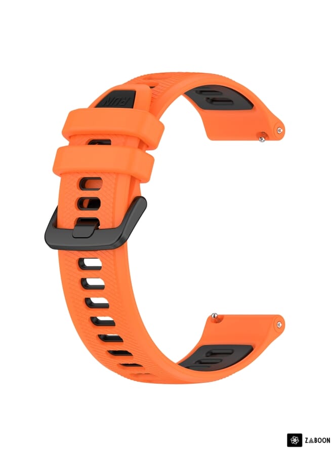 زبون سوار ساعة لساعة جارمن فيفوأكتيف 4 الرياضية ثنائية اللون مقاس 22 مم - Image 2