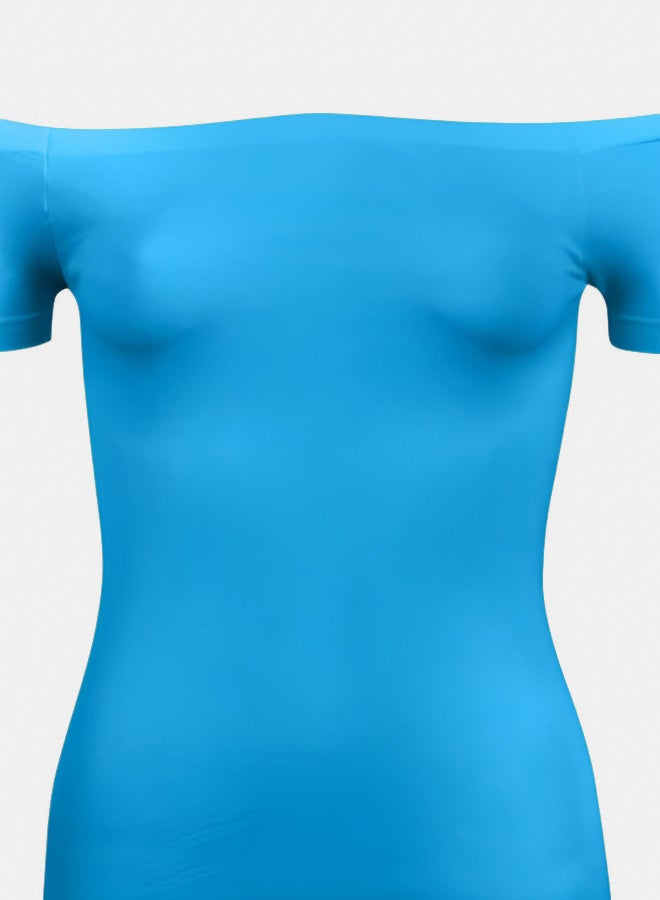 Silvy Lycra Nancy Half Sleeves Off Shoulder Top For Women - Image 2