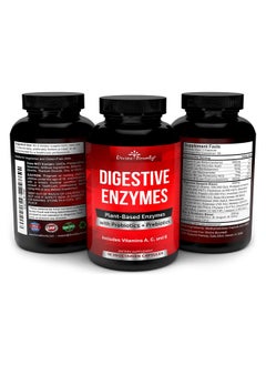 Divine Bounty Digestive Enzymes With Probiotics & Prebiotics Digestive Enzyme Supplements W Lipase Amylase Bromelain Support A Healthy Digestive Tract For Men And Women 90 Vegetarian Capsules  - Image 5