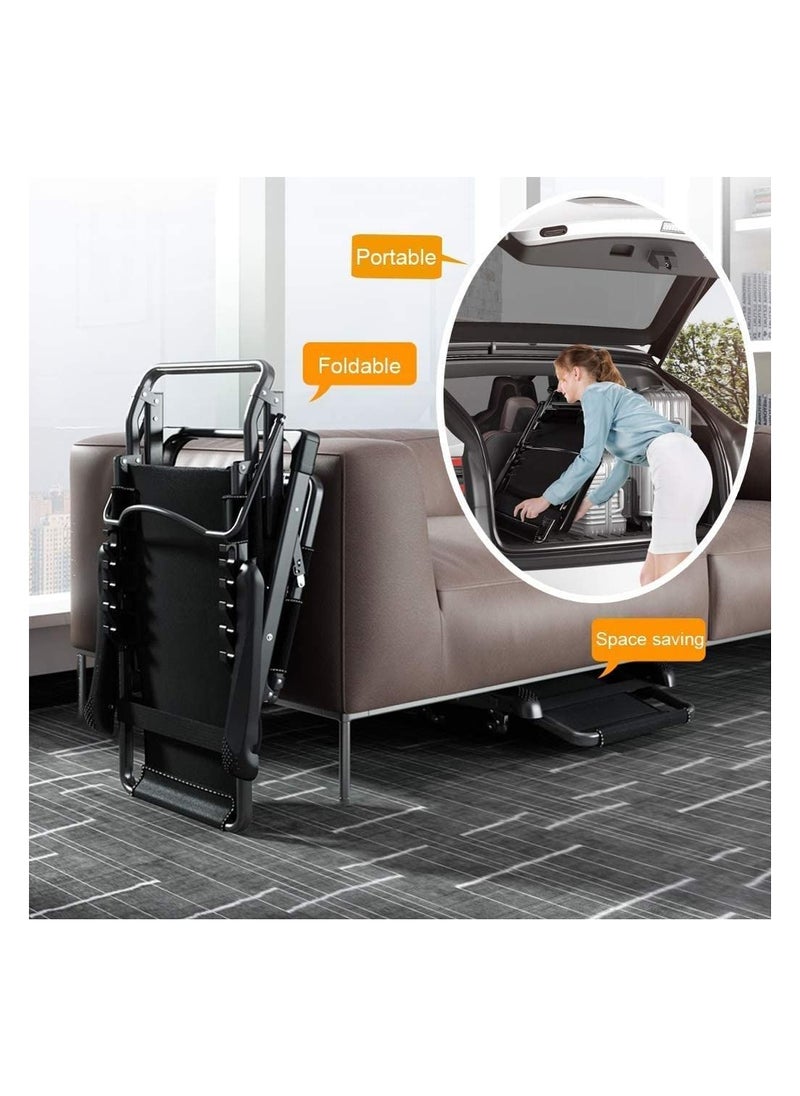 GGEROU - Adjustable Zero Gravity Folding Reclining Lounge Chair with Adjustable Headrest Oversize Recliner Lounger Beach Chairs Foldable Beach Chair - Image 1