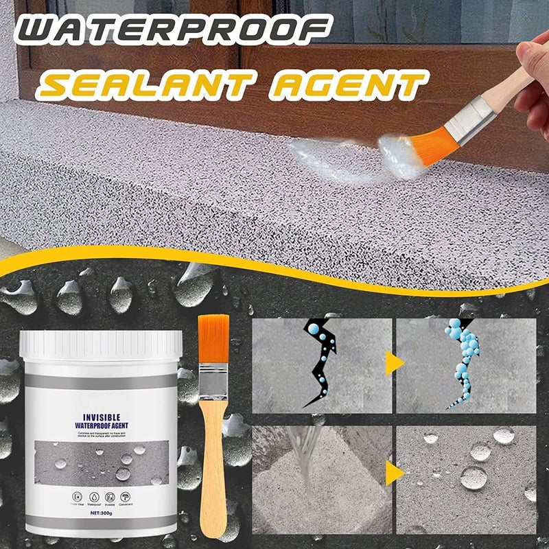 klarako Invisible sealant, No Pounding Brick Leakage, Anti-Leakage Agent, Invisible Seal, Super Strong Adhesive Seal Coating. - Image 2