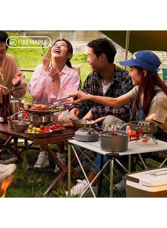 Fire-maple 204 Camping Cookware Set For 2-3 People, Includes Kettle, Utensils, Outdoor Camping Equipment, And Picnic Supplies - Image 3