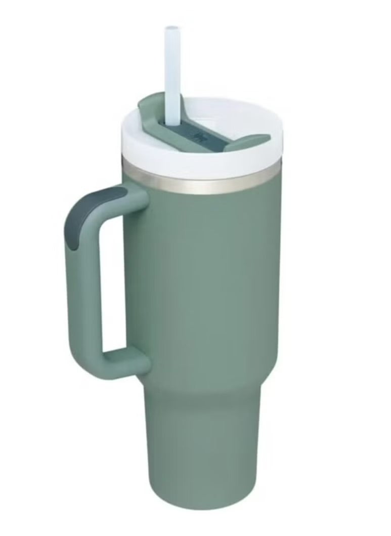 Stanley - Stanley Quencher 2.0 Stainless Steel Vacuum Insulated Tumbler with Lid and Straw for Water, Iced Tea or Coffee, Rose Quartz, 40oz/1180ml – Leak-Proof, Keeps Drinks Cold for 12 Hours, Durable & Stylish Travel Mug, Perfect for On-the-Go Hydration - Image 1
