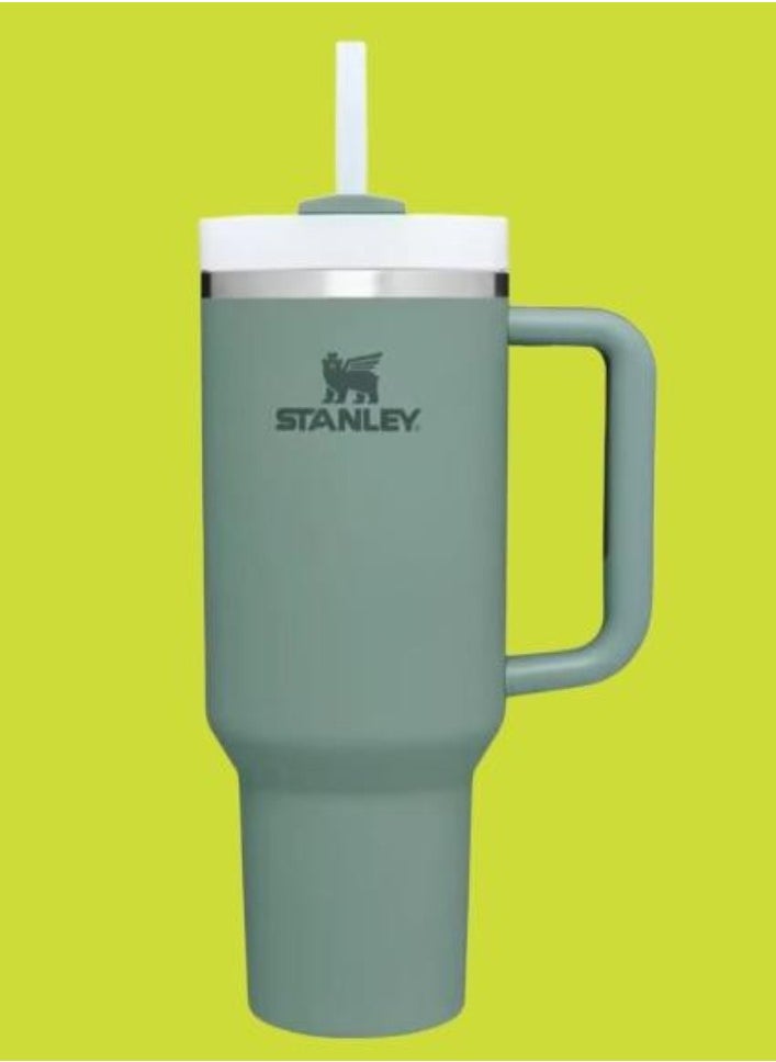Stanley - Stanley Quencher 2.0 Stainless Steel Vacuum Insulated Tumbler with Lid and Straw for Water, Iced Tea or Coffee, Rose Quartz, 40oz/1180ml – Leak-Proof, Keeps Drinks Cold for 12 Hours, Durable & Stylish Travel Mug, Perfect for On-the-Go Hydration - Image 1