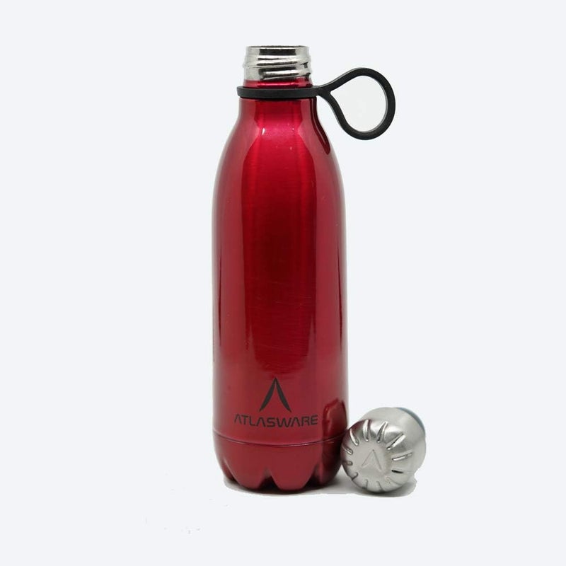 Atlasware 350 ML Vacuum Flask - Red - Image 2