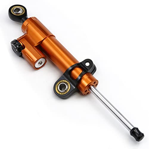 NICEDOLL Fit For Kugoo G-booster Scooter Steering Damper CNC Motorcycle Stabilizer Steering Damper 50mm Clamp Mounting Bracket Support Kit Orange - Image 4
