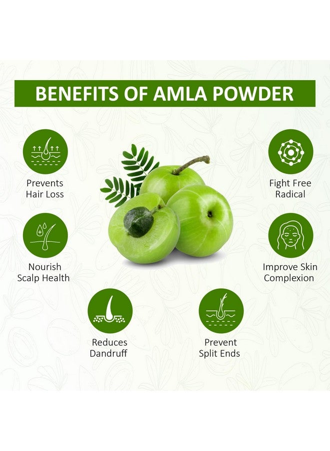 7 DAYS Amla powder for Skin & Hair Care, Pure & Natural Gosseberry Powder | 100% Pure, Natural & No Preservative - 100g - Image 3