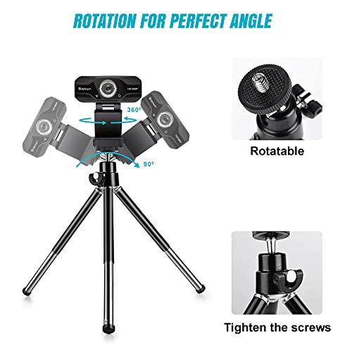 BigPassport Lightweight Mini Tripod Stand For Webcam,Smartphone Or Digital Cameras (Model:Tripod_N1)Pack of 1 - Image 3