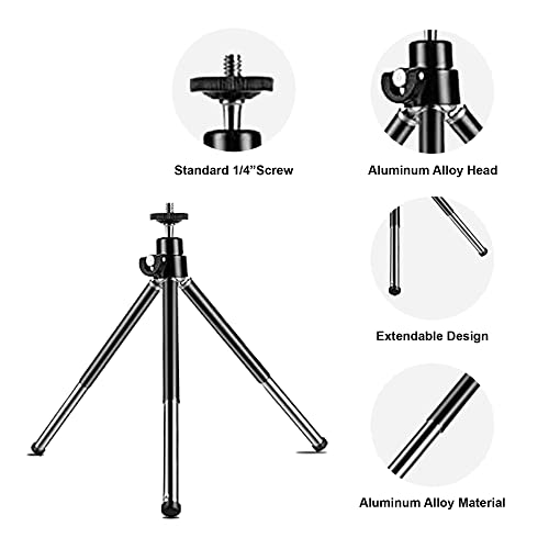 BigPassport Lightweight Mini Tripod Stand For Webcam,Smartphone Or Digital Cameras (Model:Tripod_N1)Pack of 1 - Image 2