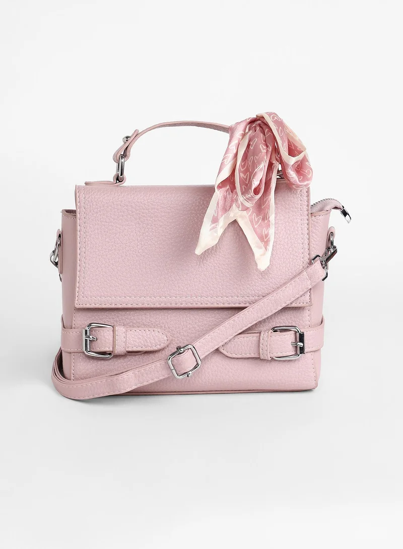 Haute Sauce Women's The Fibula Hand Bag - Nude Pink