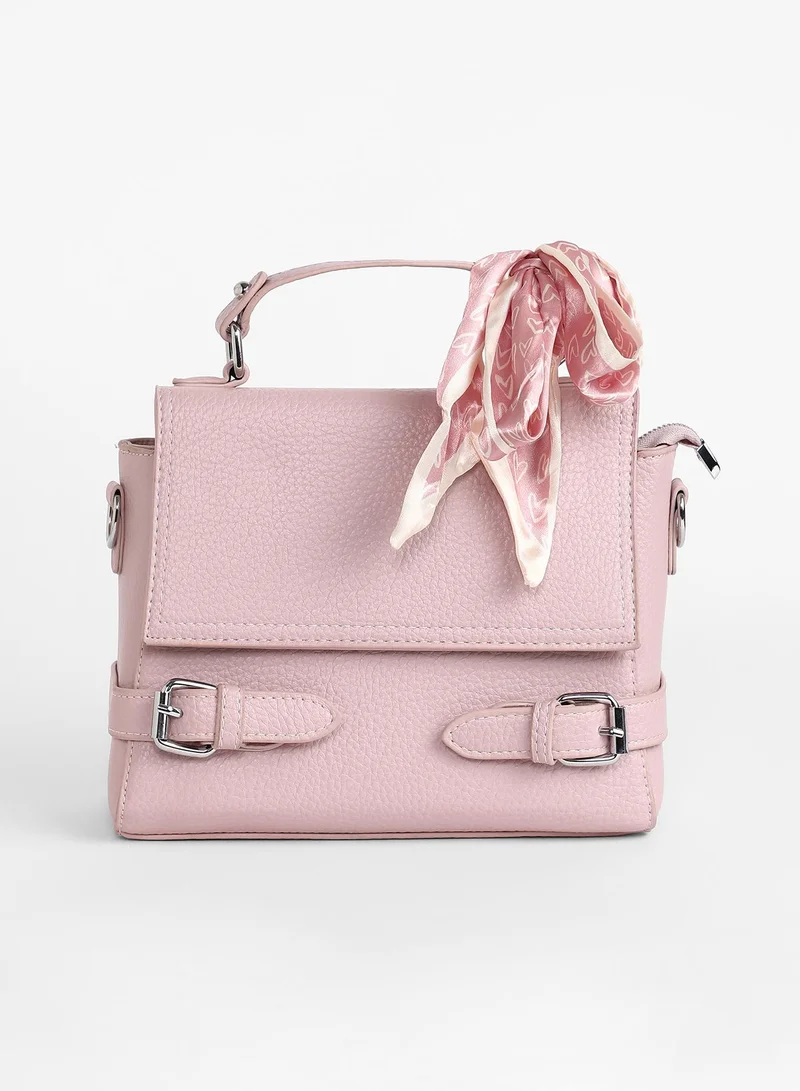 Haute Sauce Women's The Fibula Hand Bag - Nude Pink