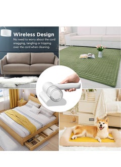 Generic Bed Vacuum Cleaner, 12KPa Handheld UV Deep Mattress Vacuum Cleaner with Filters, Handheld Deep Clean Vacuums for Bed, Sofas, Pillow Plush Toys and Other Fabric Surfaces  - Image 5