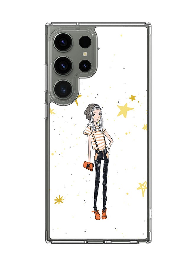 Stylizedd Classic Clear Case for Samsung Galaxy S23 Ultra , Hybrid Soft  Thin Transparent Cover [ Designed for Samsung Galaxy S23 Ultra ] - Hipster Chic - Image 1
