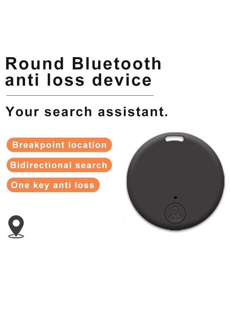 Bluetooth anti-lost device to find children or mobile phones and wallets alarm pet anti-lost reminder smart finder black - Image 1