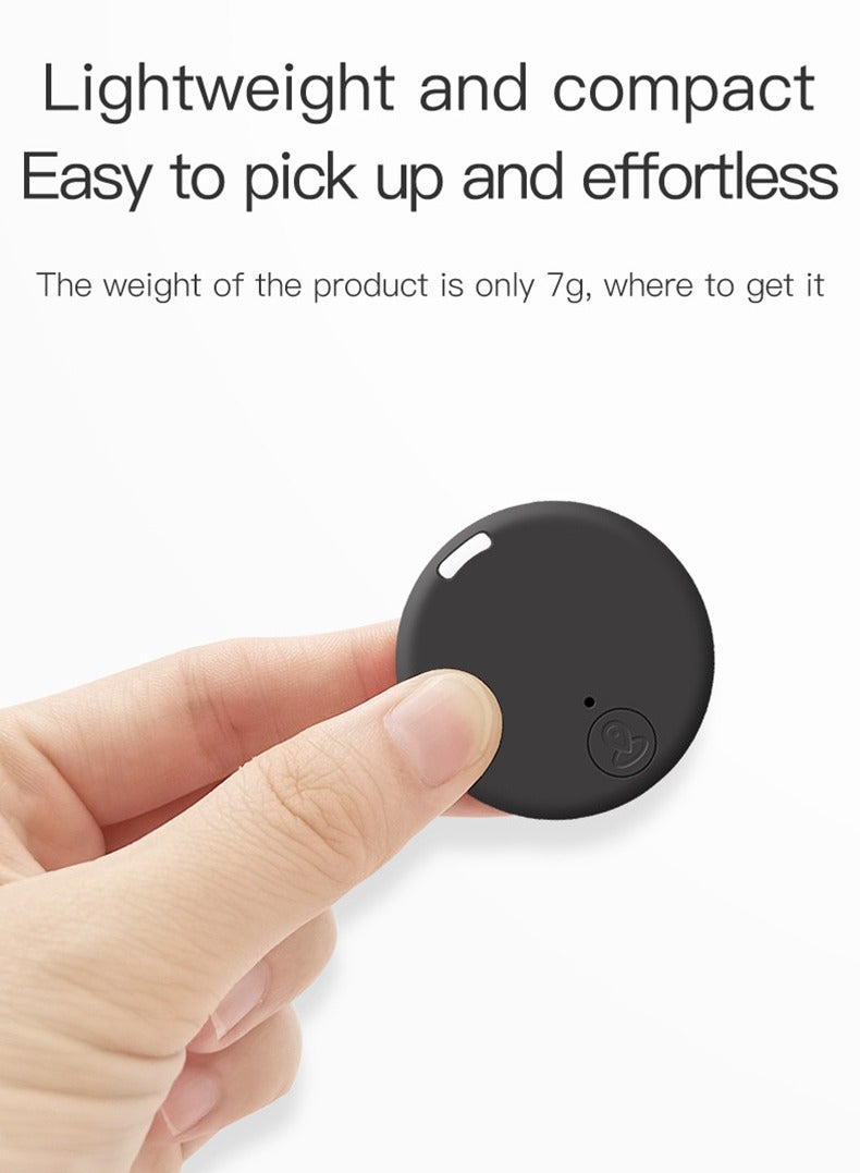 Bluetooth anti-lost device to find children or mobile phones and wallets alarm pet anti-lost reminder smart finder black - Image 3