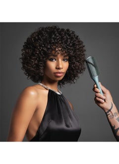 فروم فرشاة تصفيف الشعر الاحترافية Curl Studio Curl Shaper خالية من التجعد لفك تشابك الشعر وفصله وتحديد تجعيد الشعر على الشعر الرطب والجاف السميك والمموج والمجعد أو المتعرج  - Image 3