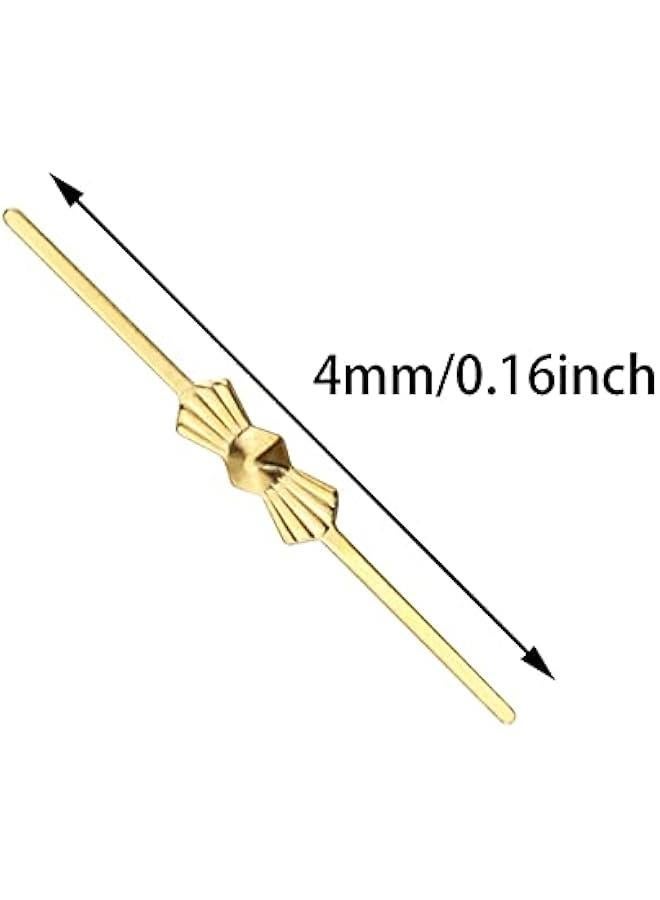 200PCS Chandelier Lamp Bow Tie Clips Stainless Steel Connectors Golden erfly Replacements 40mm - Image 3