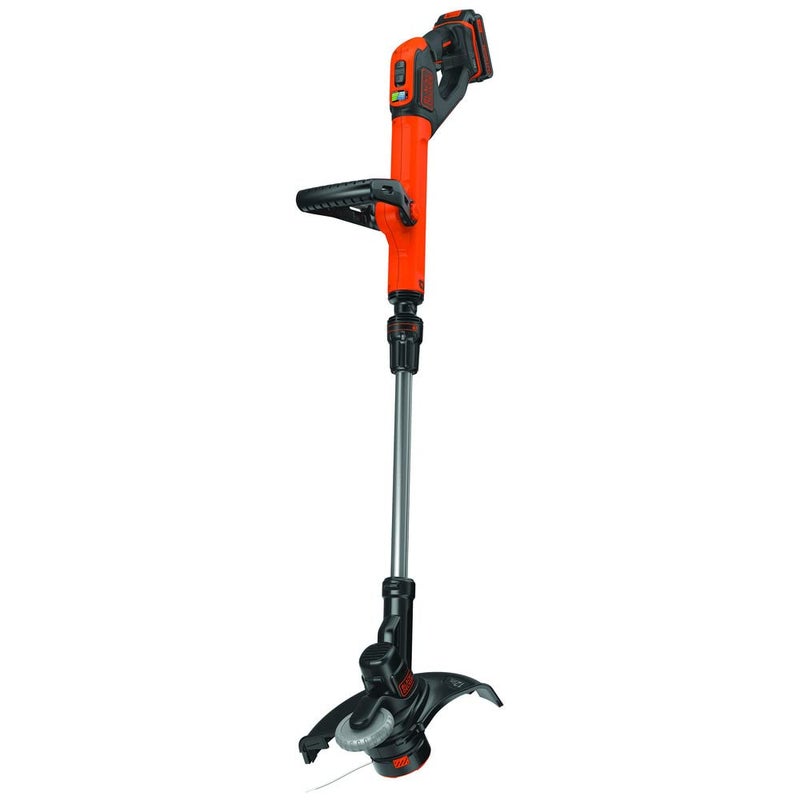 BLACK+DECKER 20V MAX Cordless String Trimmer and Edger with Spool, Battery and Charger Included, 2 Speed, 12 Inch (LST522) - Image 1