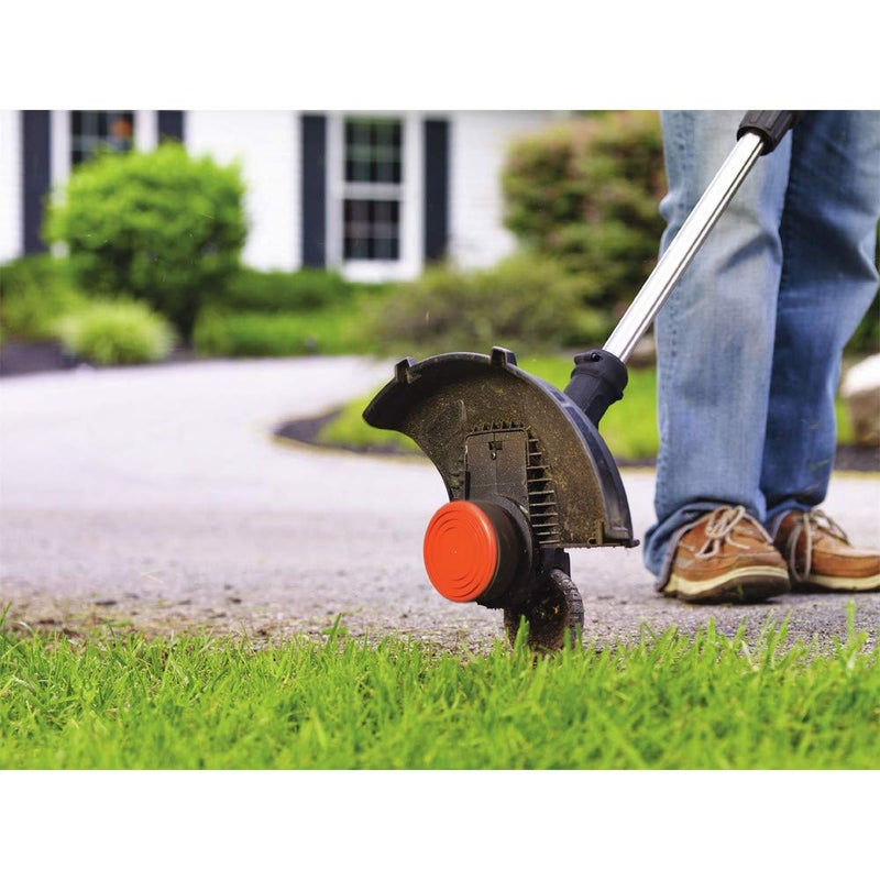 BLACK+DECKER 20V MAX Cordless String Trimmer and Edger with Spool, Battery and Charger Included, 2 Speed, 12 Inch (LST522) - Image 3